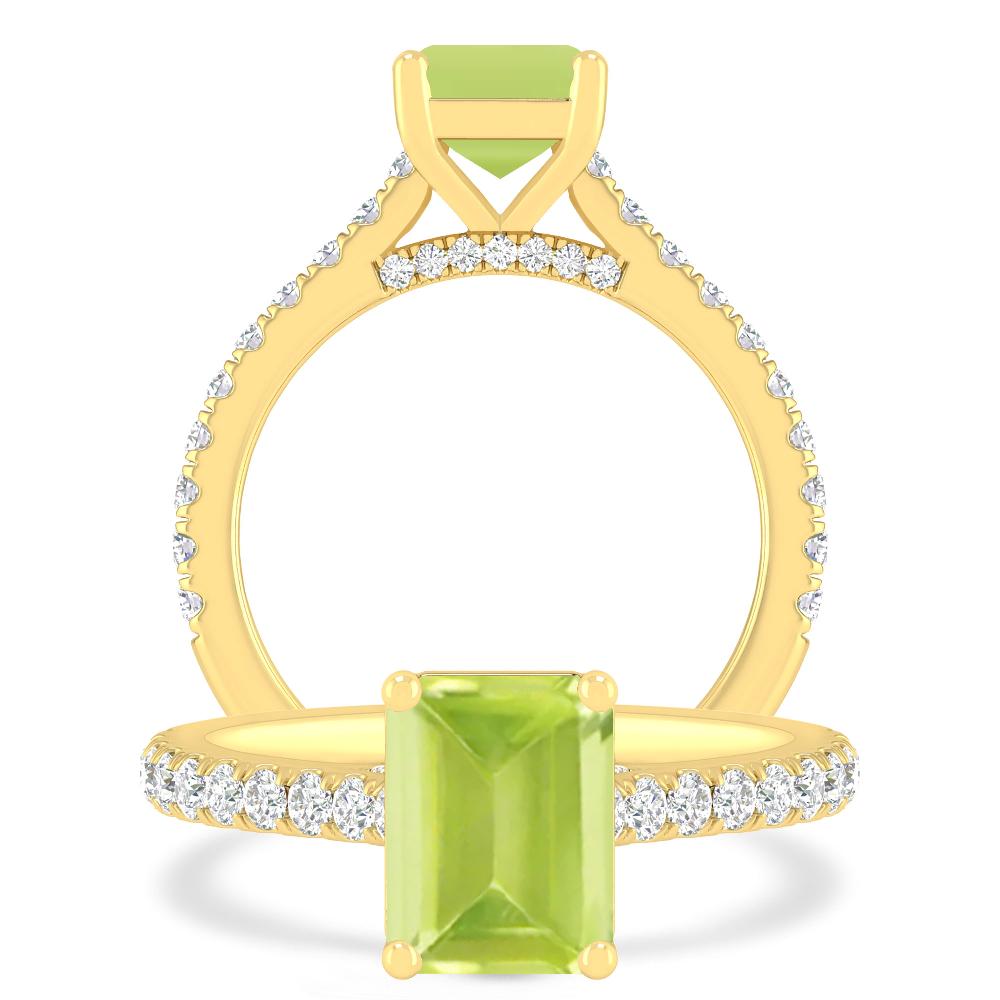 Yellow Gold - Peridot