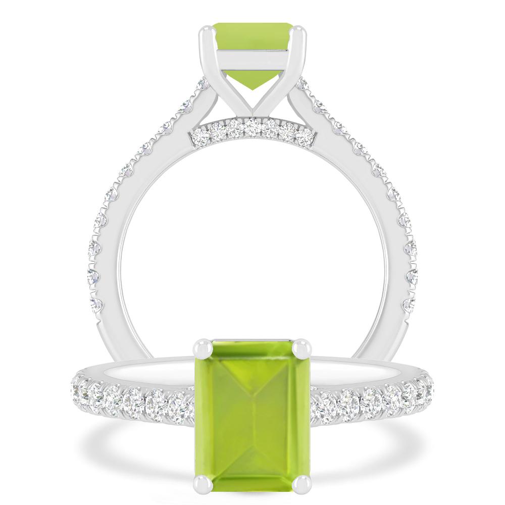 White Gold - Peridot