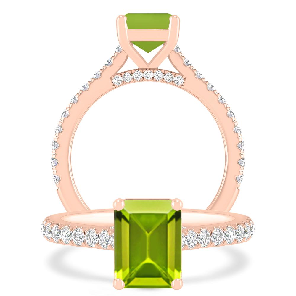 Rose Gold - Peridot