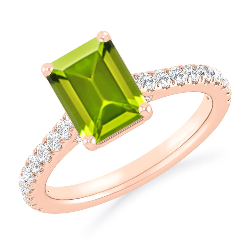 Rose Gold - Peridot