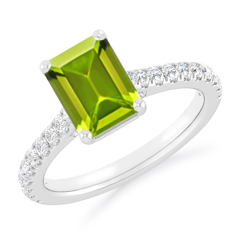 White Gold - Peridot