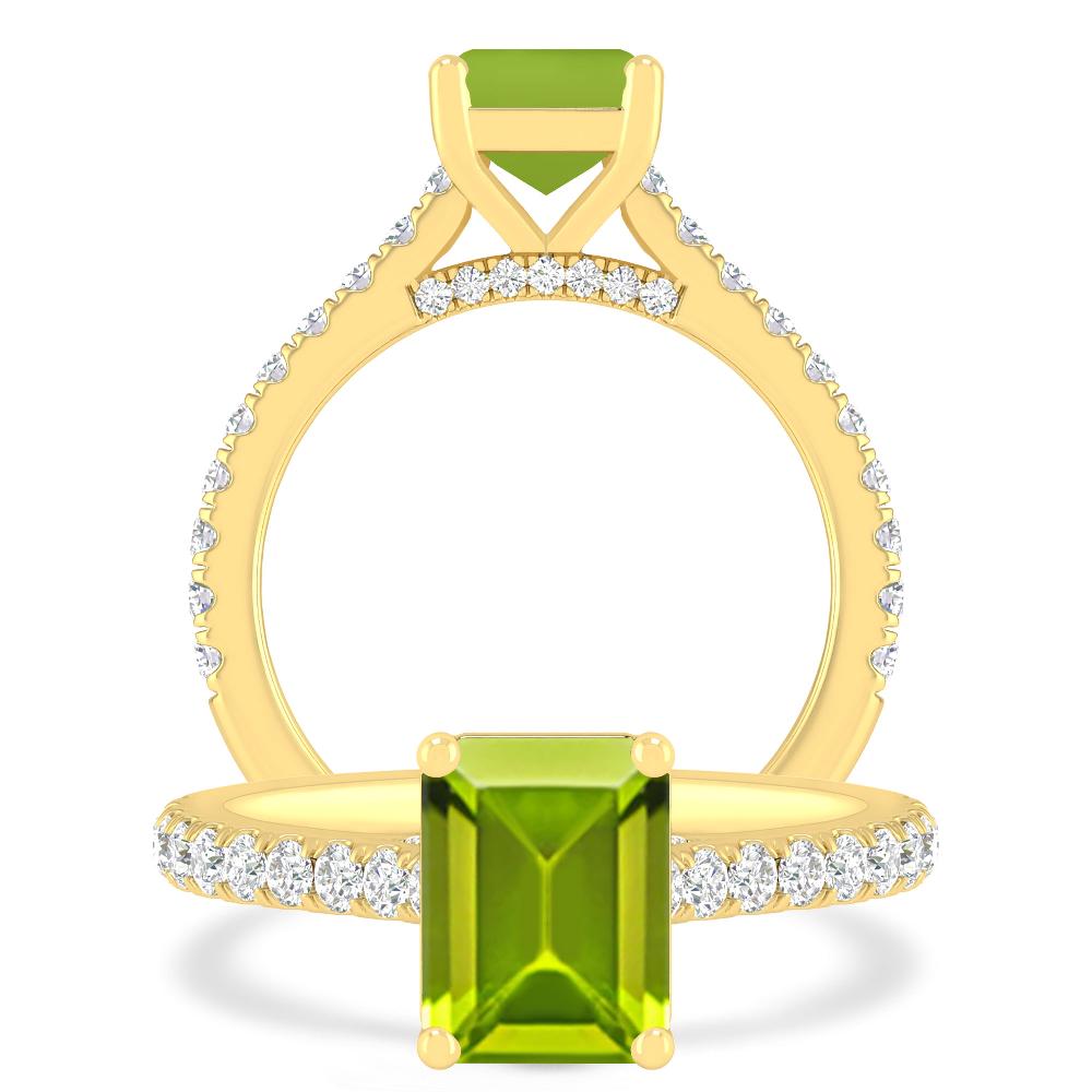 Yellow Gold - Peridot