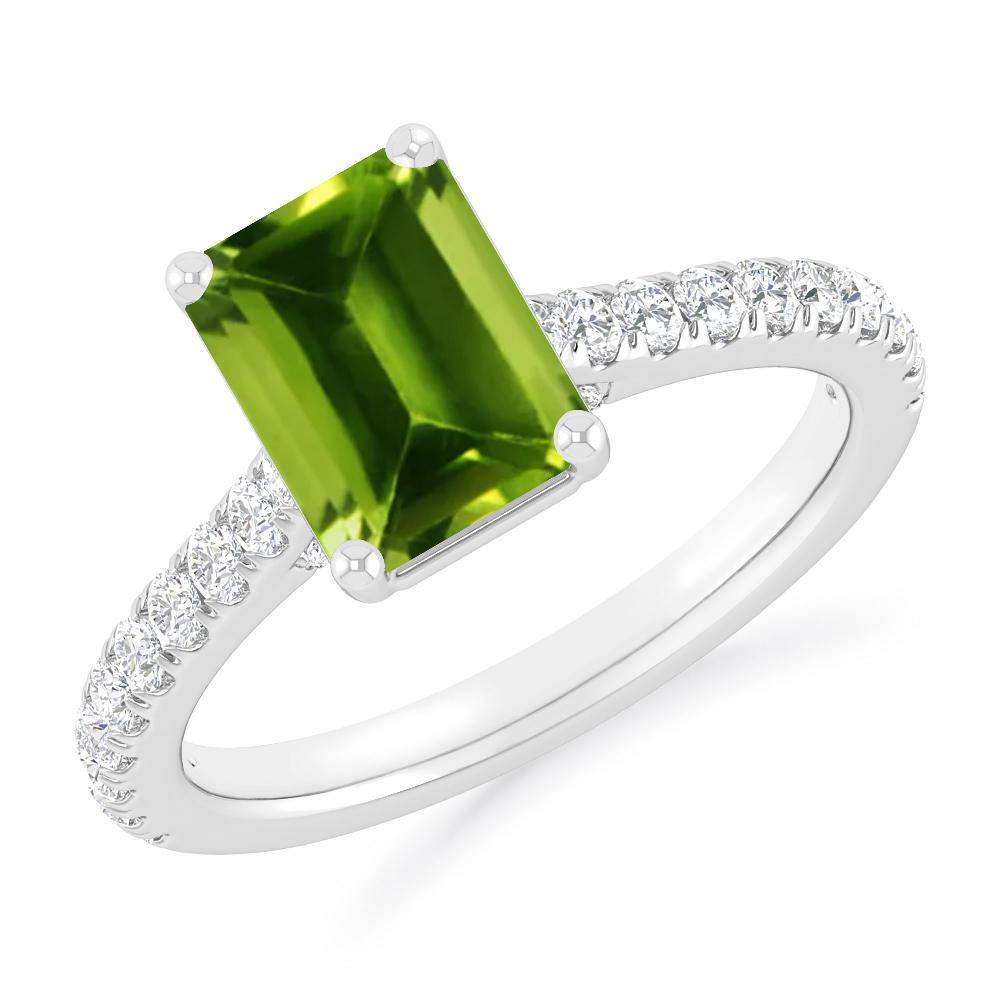 White Gold - Peridot