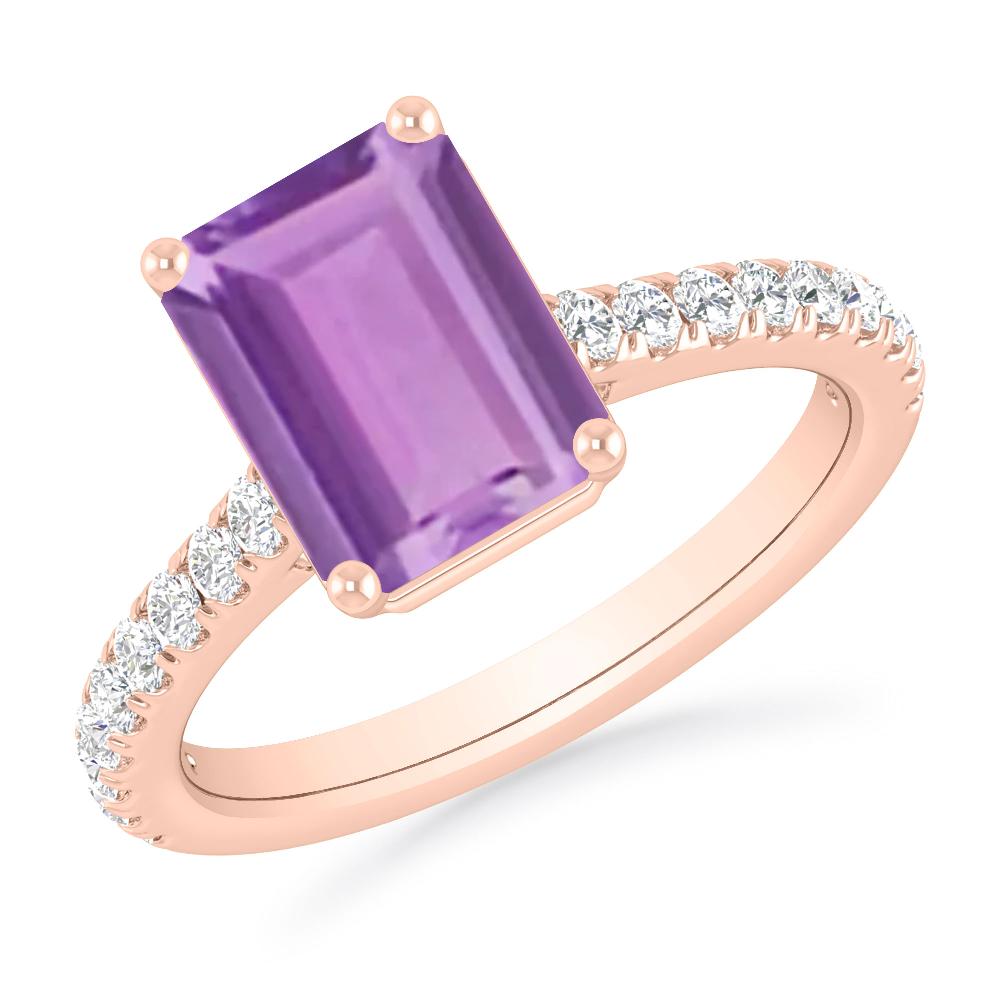 Rose Gold - Amethyst