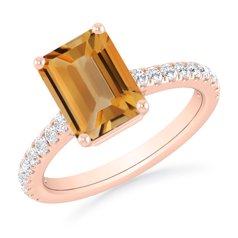 Rose Gold - Citrine