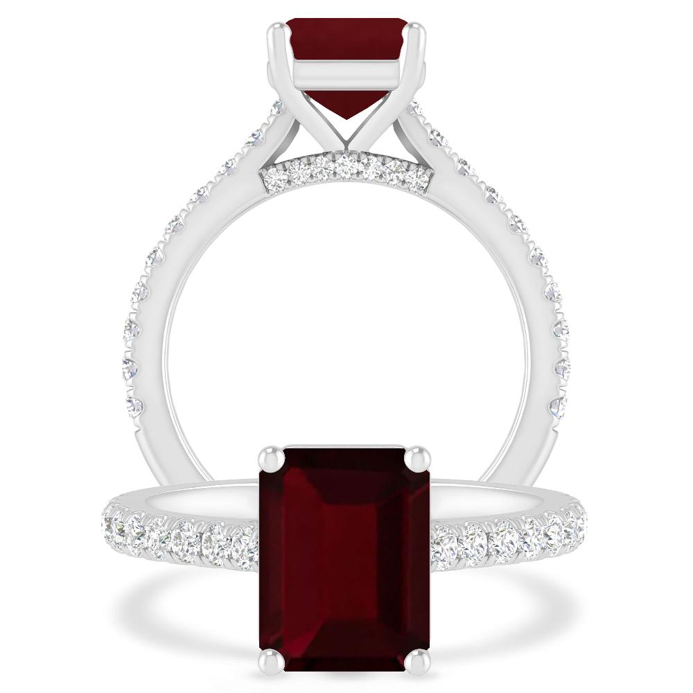 White Gold - Garnet