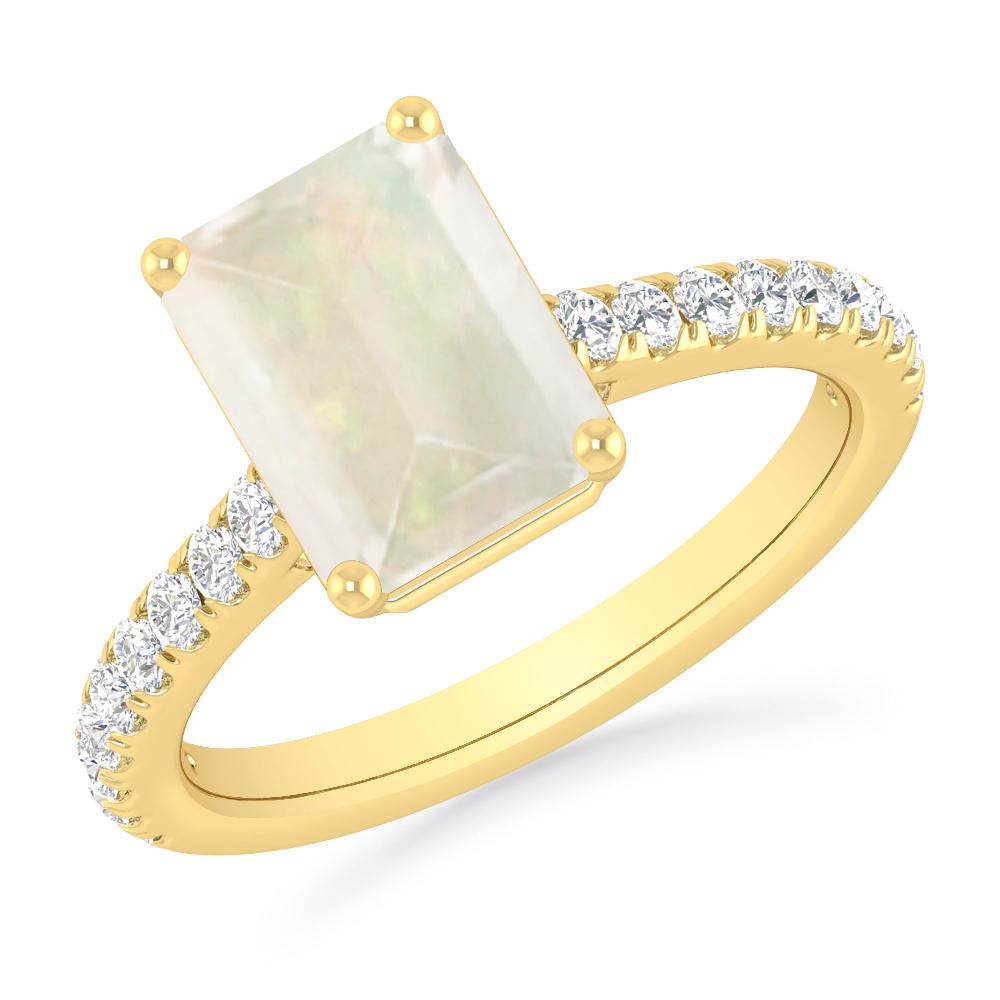 Yellow Gold - Opal