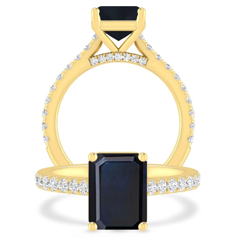 Yellow Gold - Sapphire