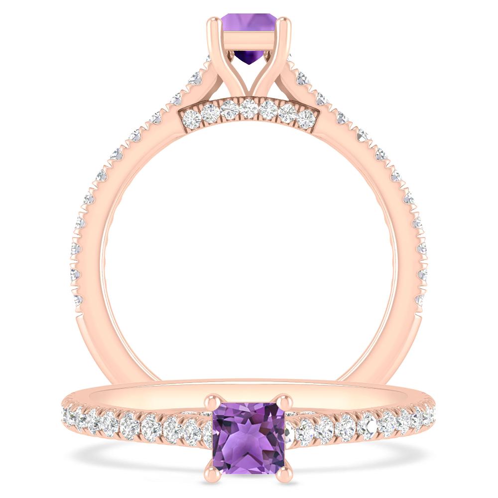 Rose Gold - Amethyst