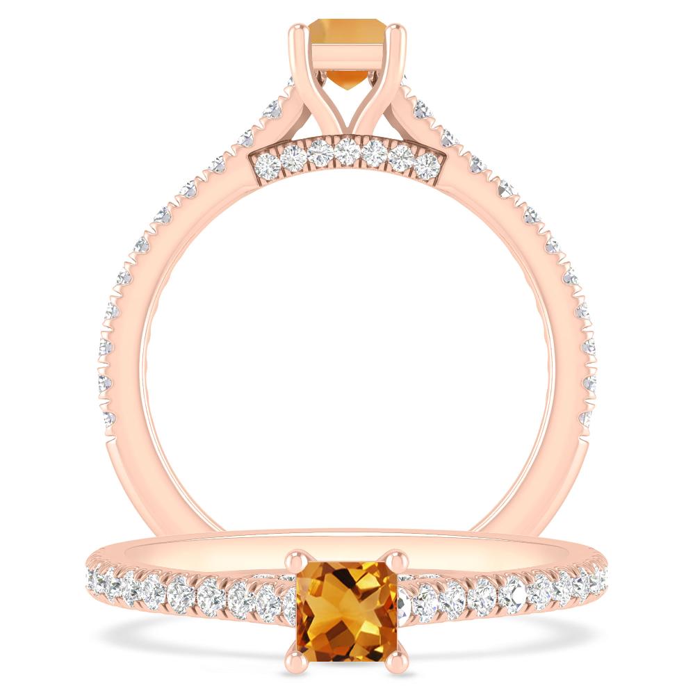 Rose Gold - Citrine
