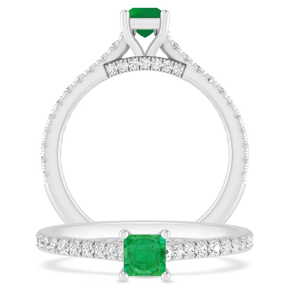 White Gold - Emerald