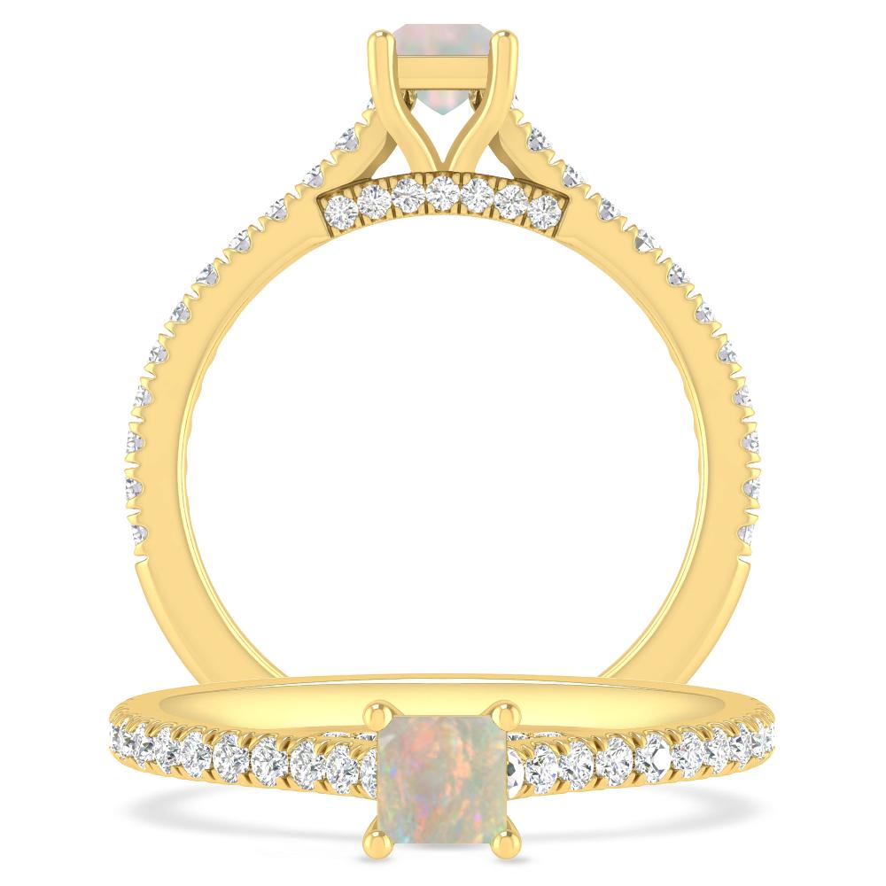 Yellow Gold - Opal