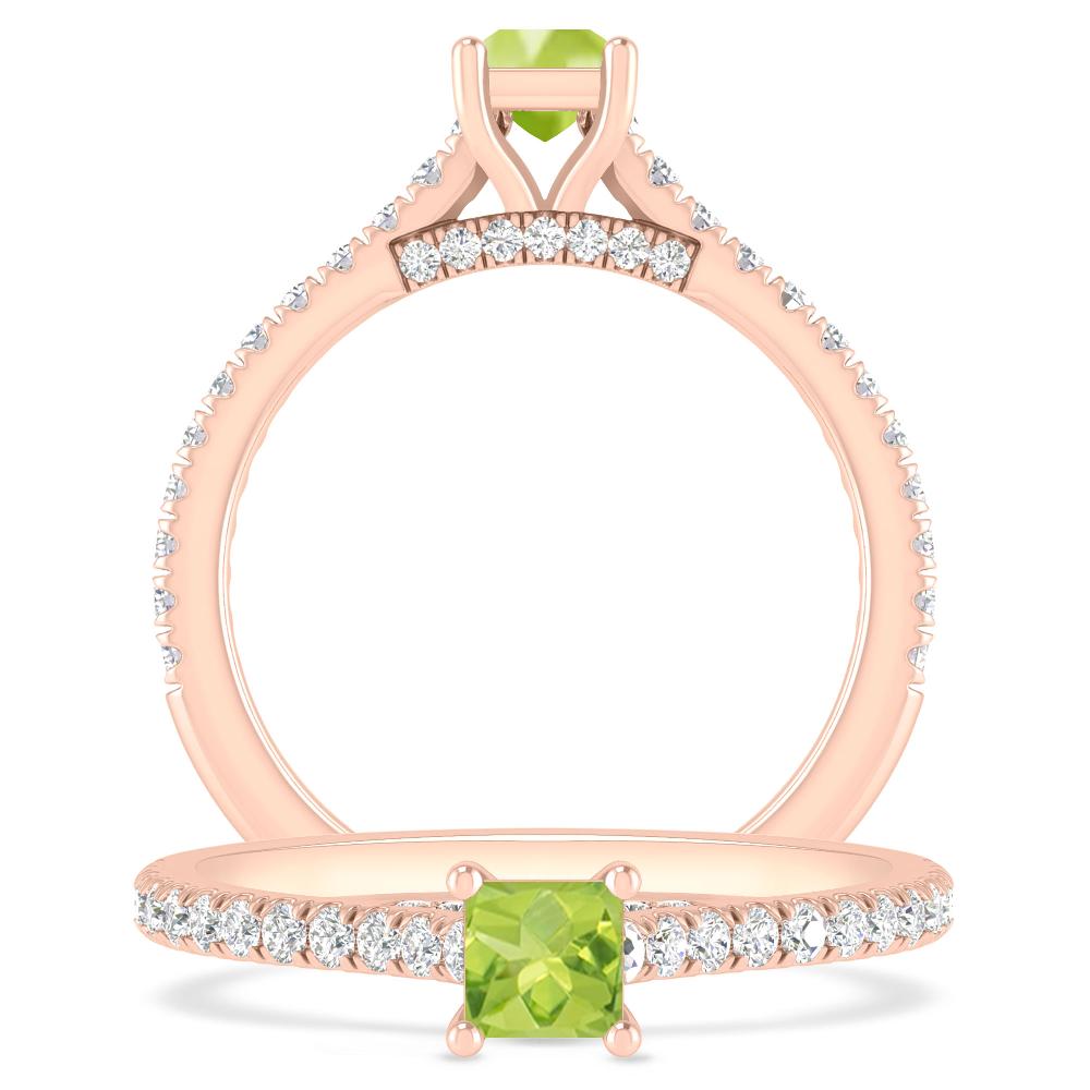 Rose Gold - Peridot
