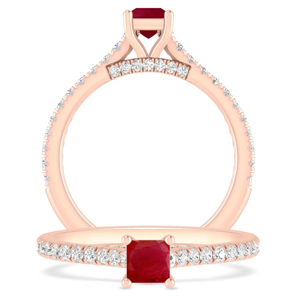 Rose Gold - Ruby