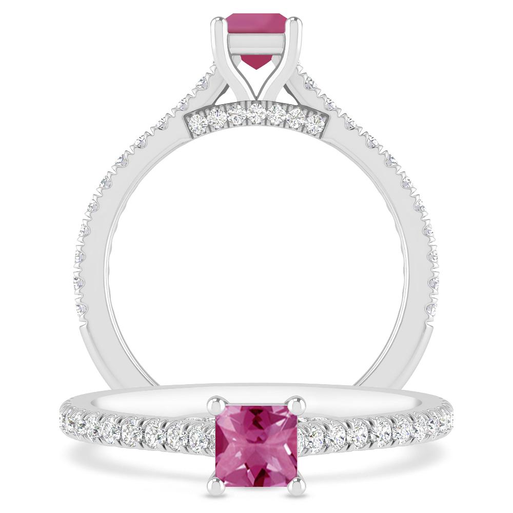 White Gold - Pink Tourmaline