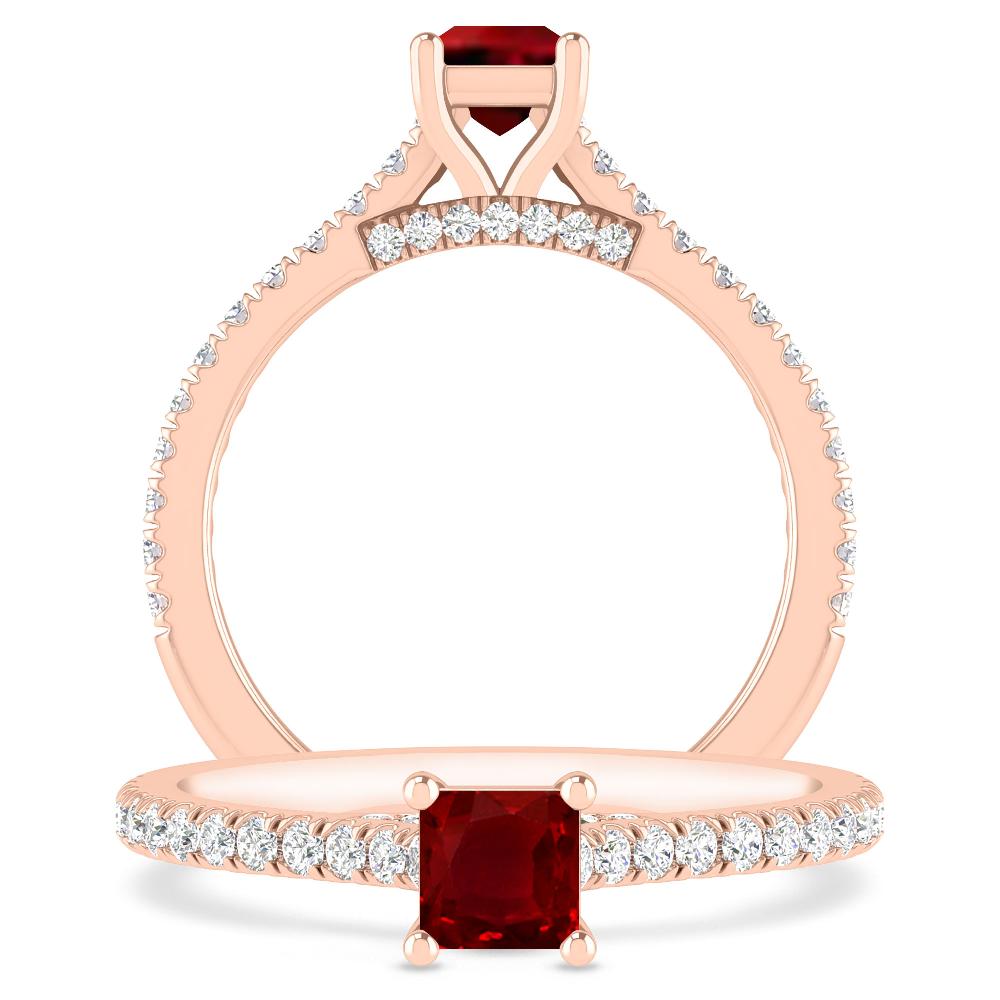 Rose Gold - Ruby