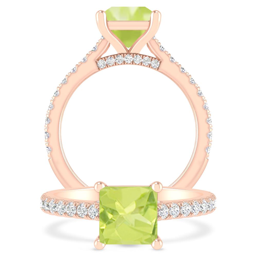 Rose Gold - Peridot
