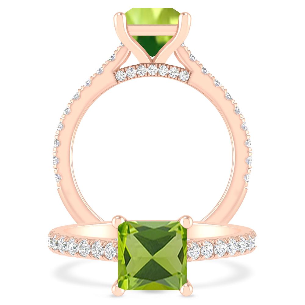 Rose Gold - Peridot
