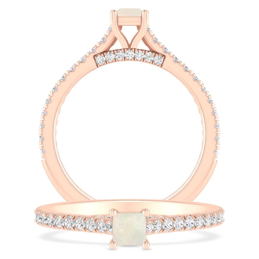 Rose Gold - Opal