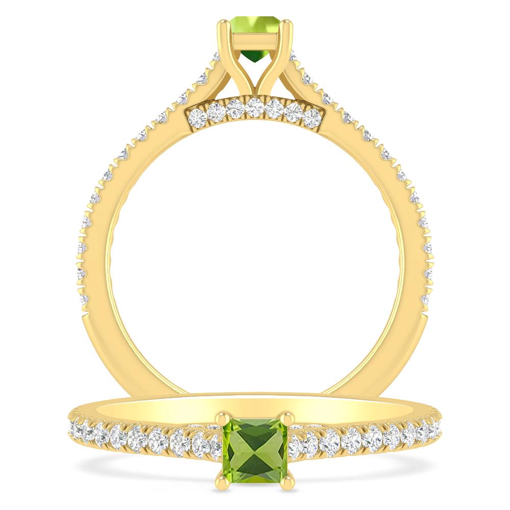 Yellow Gold - Peridot