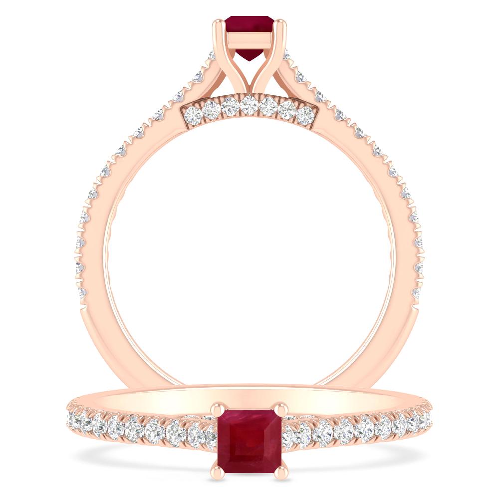 Rose Gold - Ruby