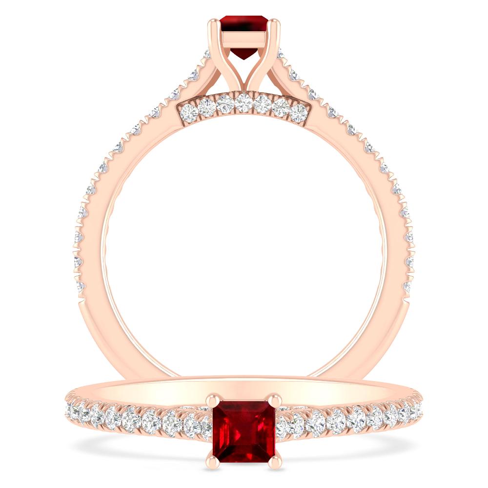 Rose Gold - Ruby