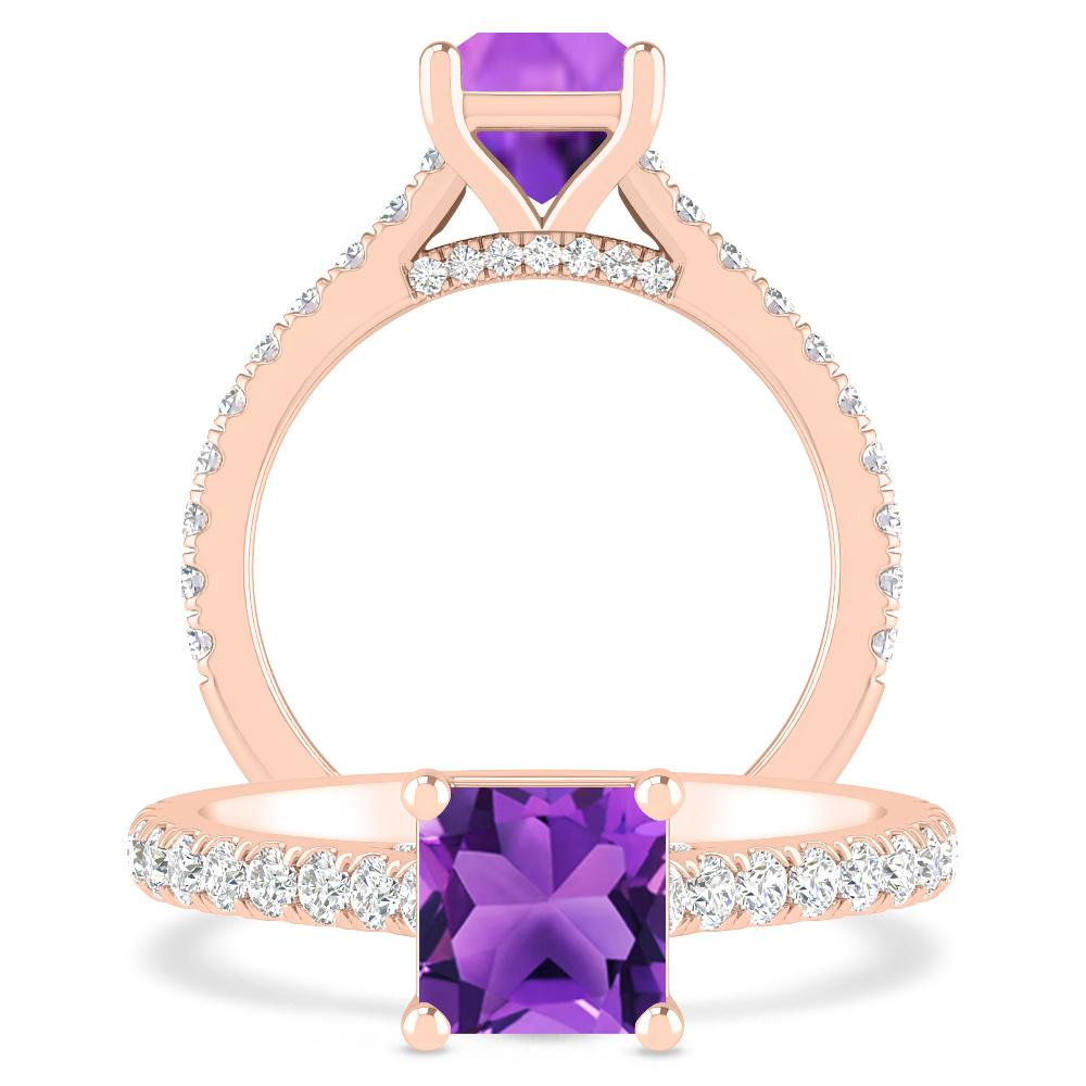 Rose Gold - Amethyst