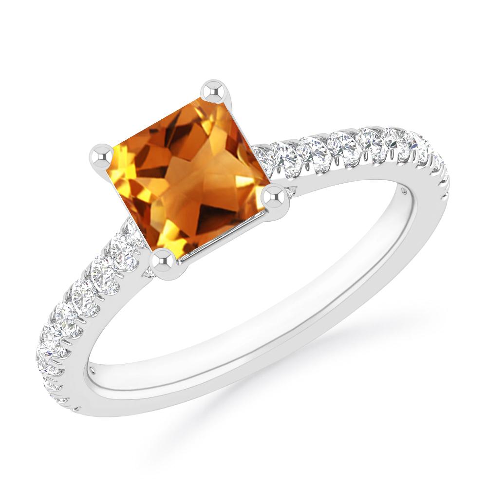 White Gold - Citrine