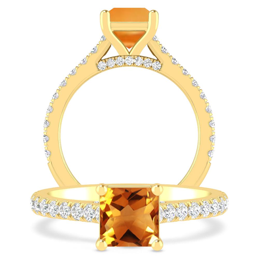 Yellow Gold - Citrine