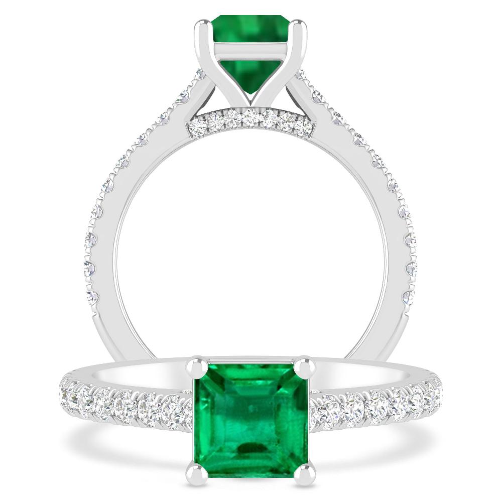 White Gold - Emerald