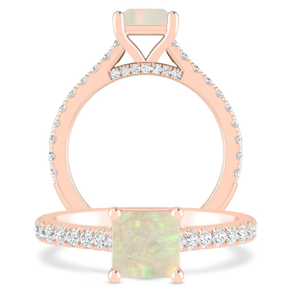 Rose Gold - Opal