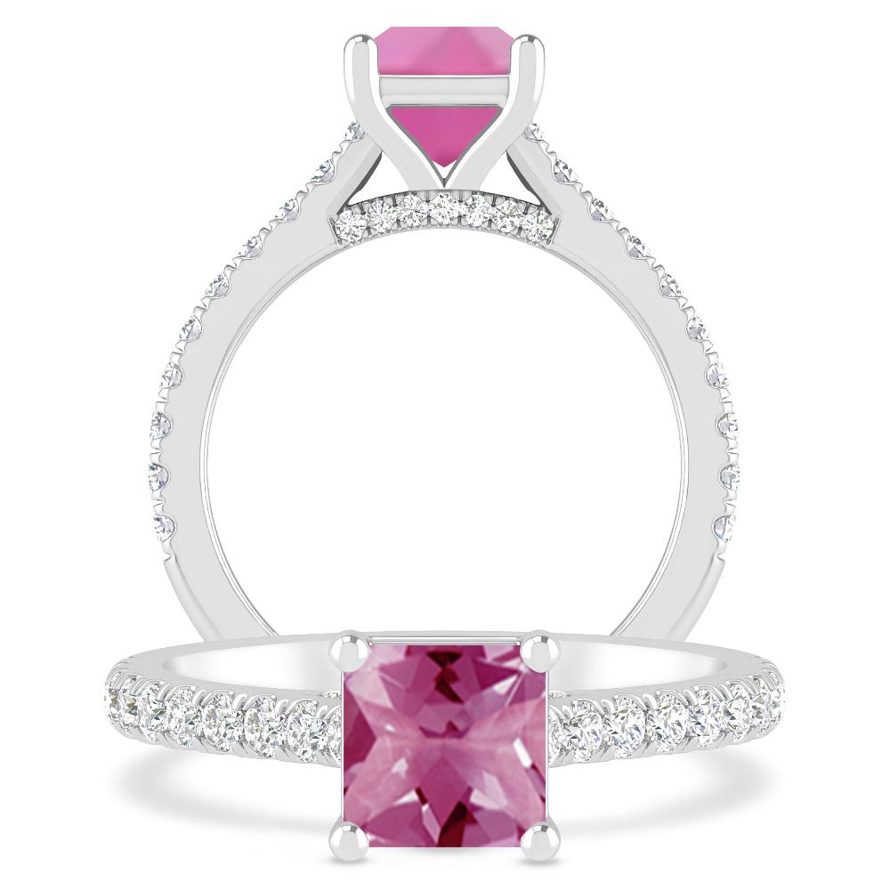 White Gold - Pink Tourmaline