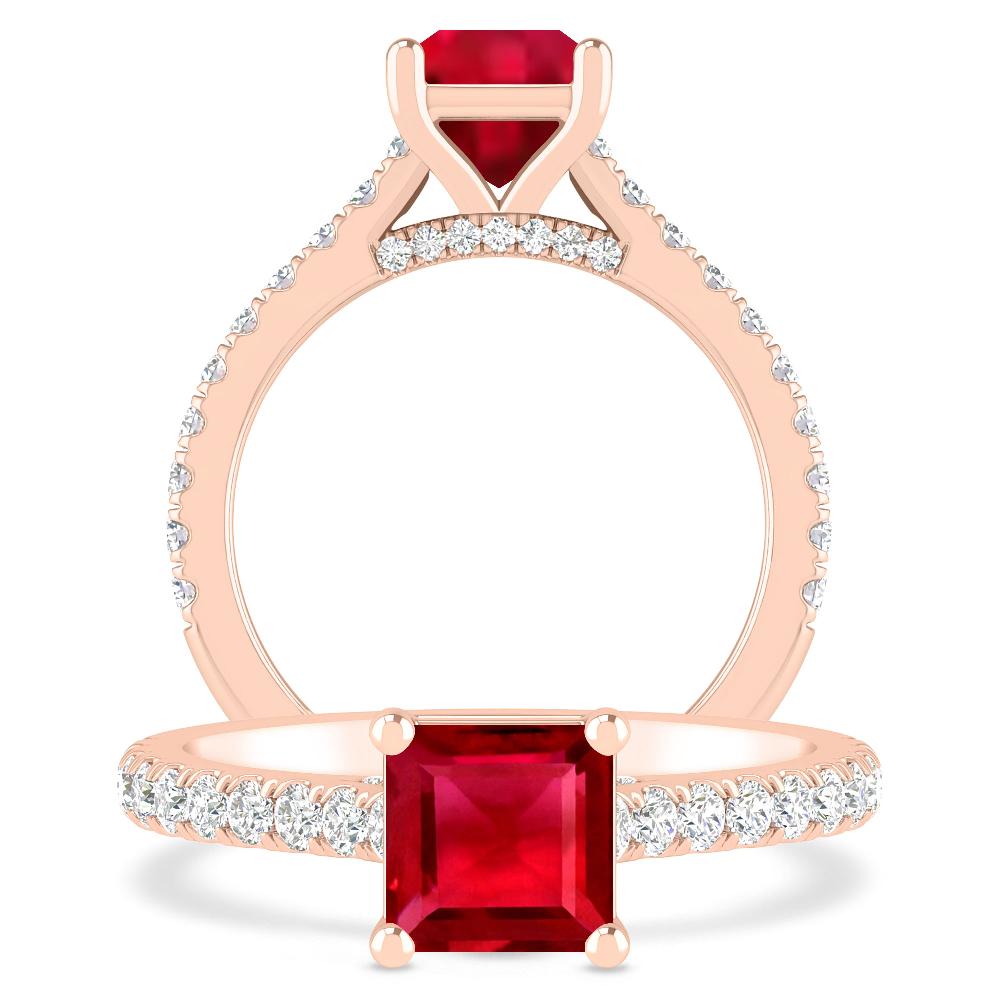 Rose Gold - Ruby
