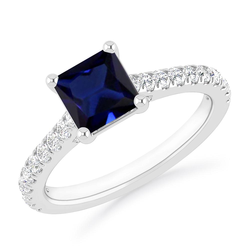 White Gold - Sapphire