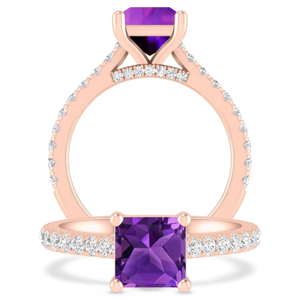 Rose Gold - Amethyst