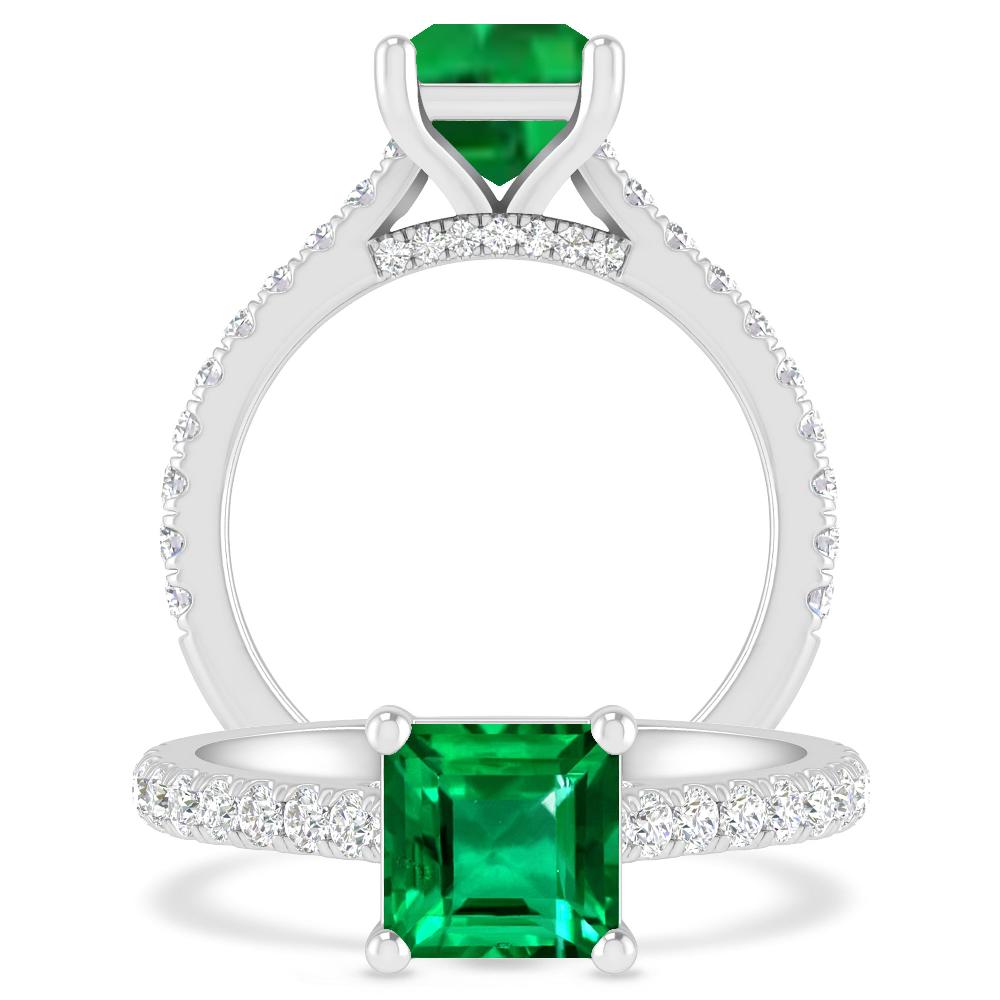 White Gold - Emerald