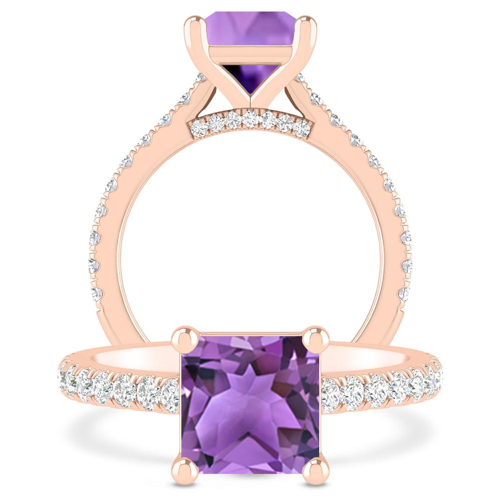 Rose Gold - Amethyst