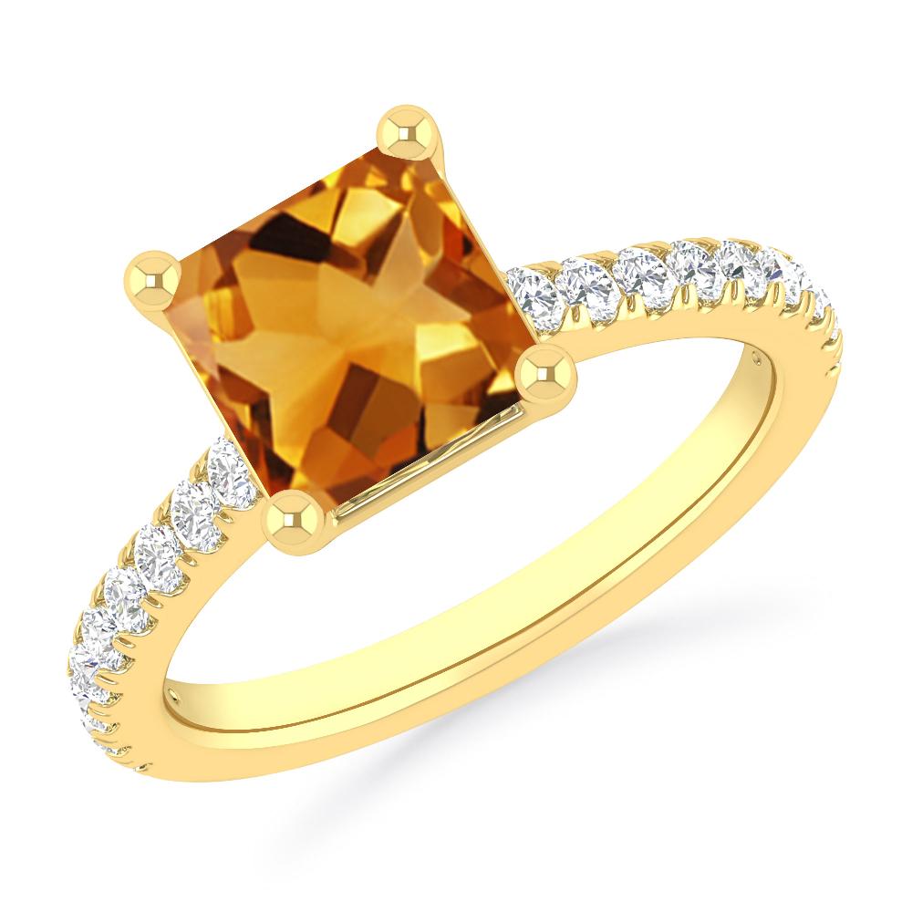 Yellow Gold - Citrine