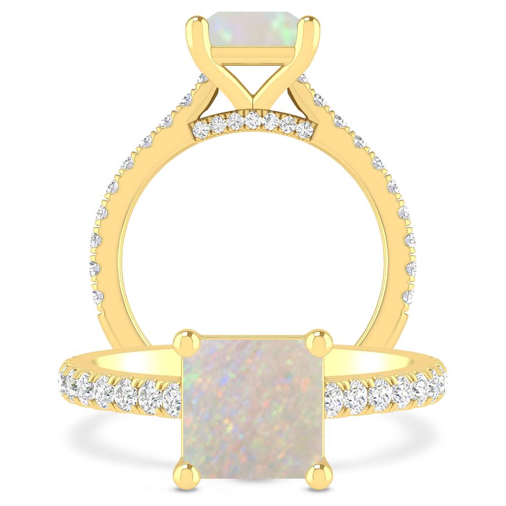 Yellow Gold - Opal