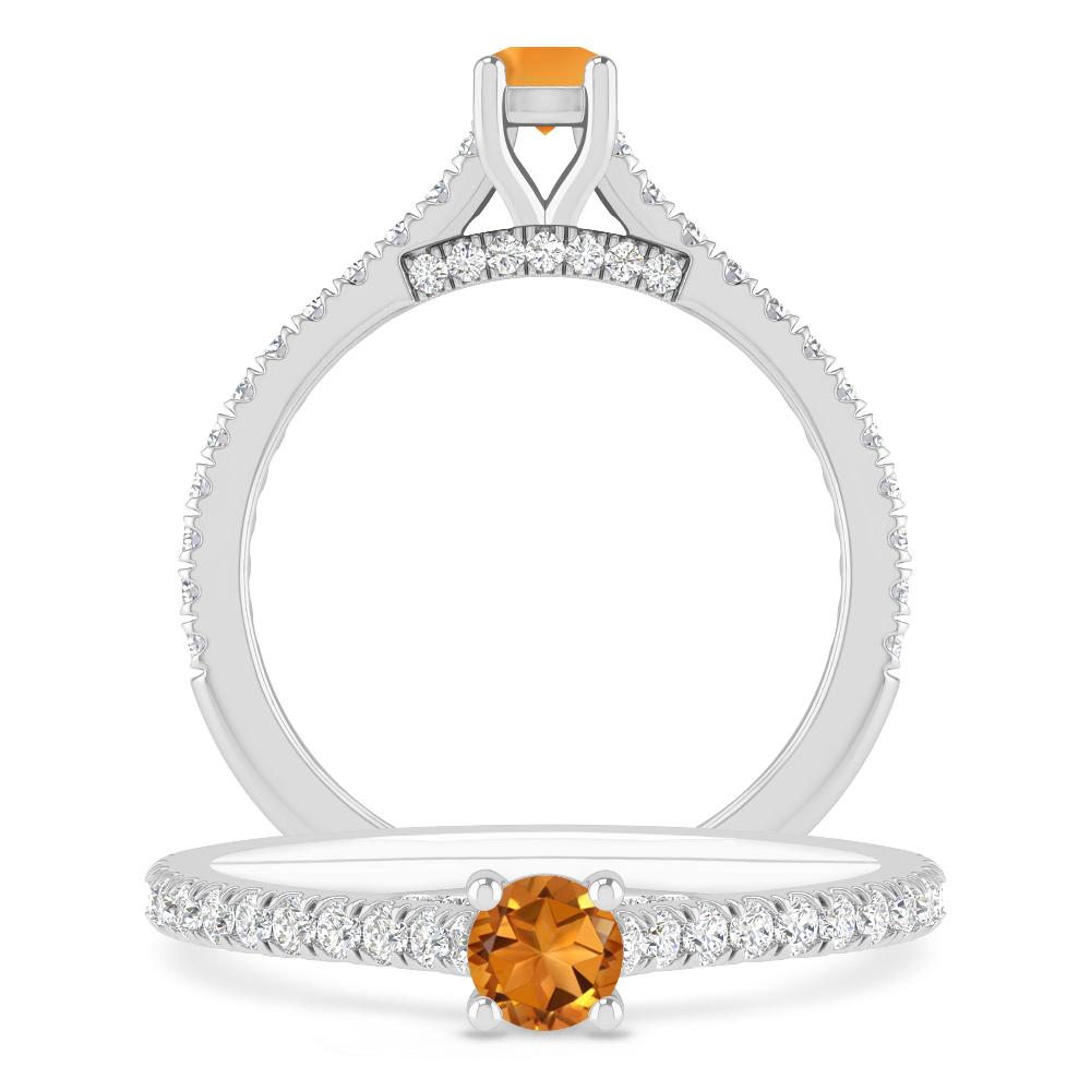White Gold - Citrine