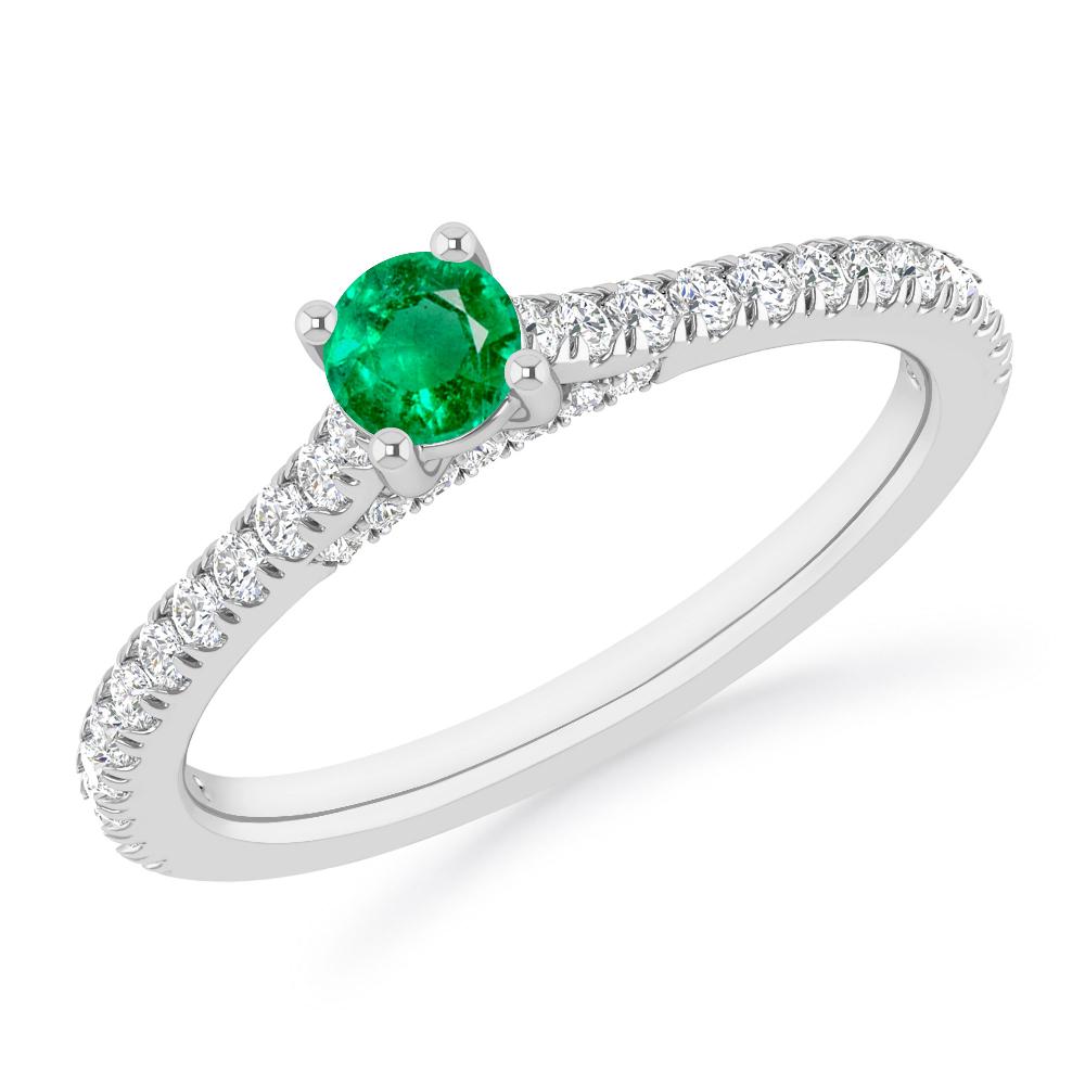 White Gold - Emerald