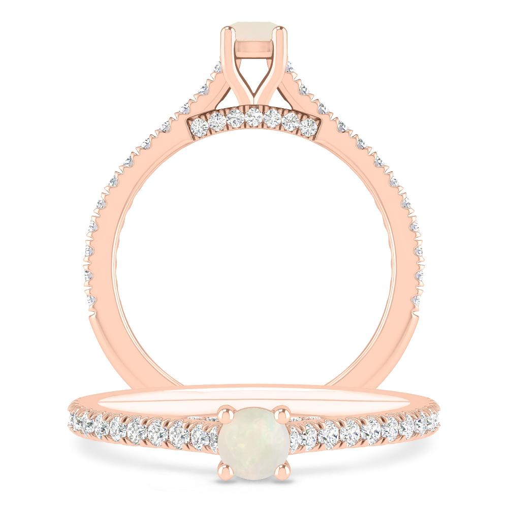 Rose Gold - Opal