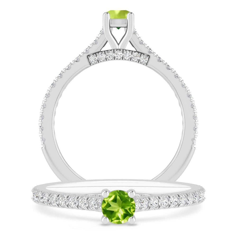 White Gold - Peridot