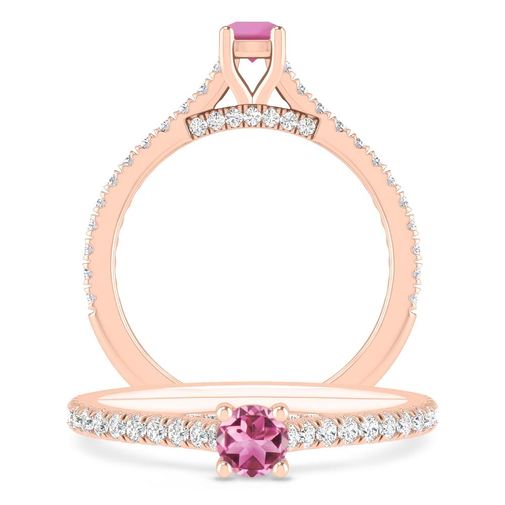 Rose Gold - Pink Tourmaline