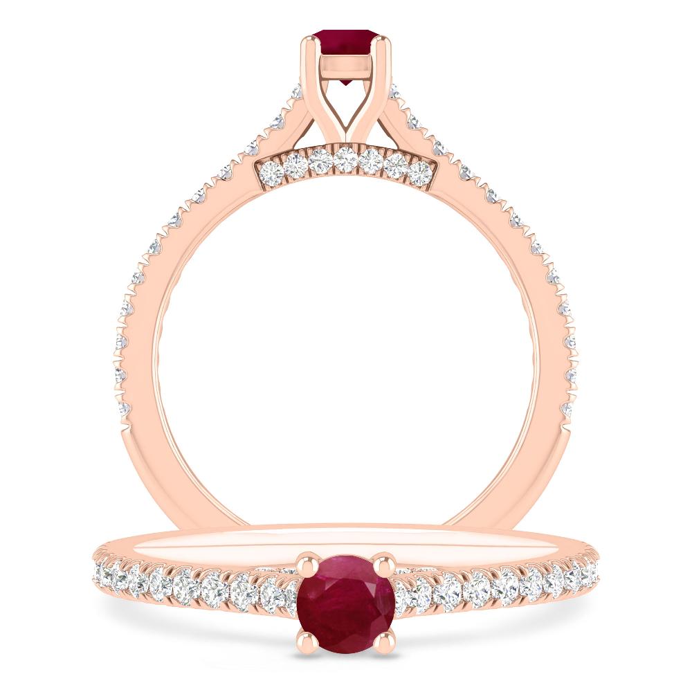 Rose Gold - Ruby