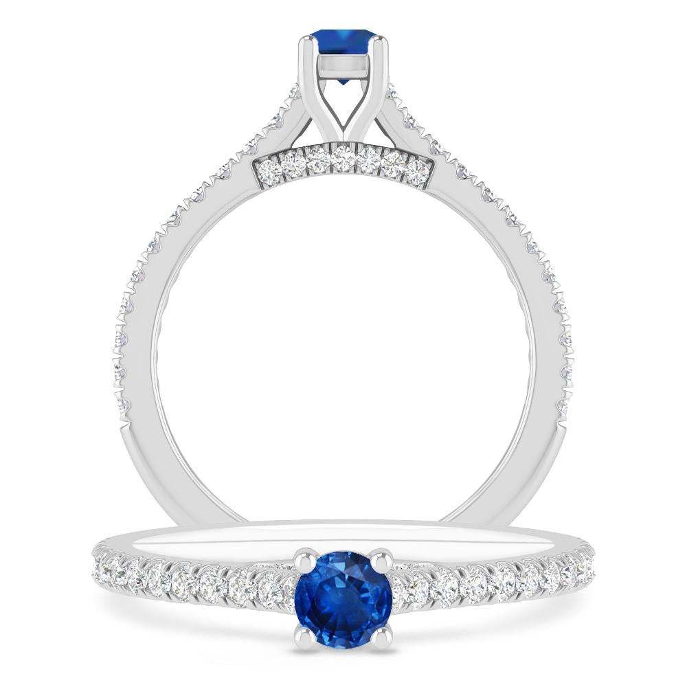 White Gold - Sapphire