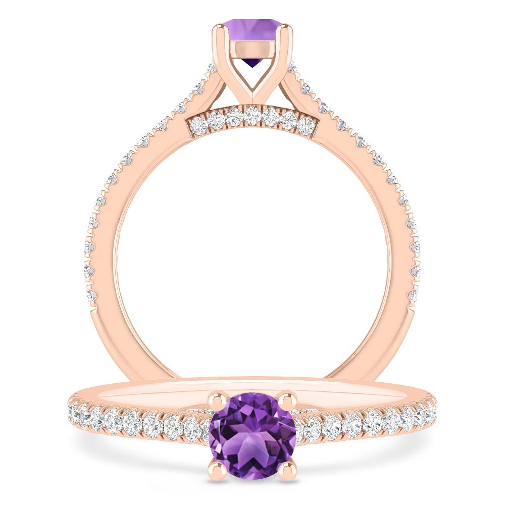 Rose Gold - Amethyst