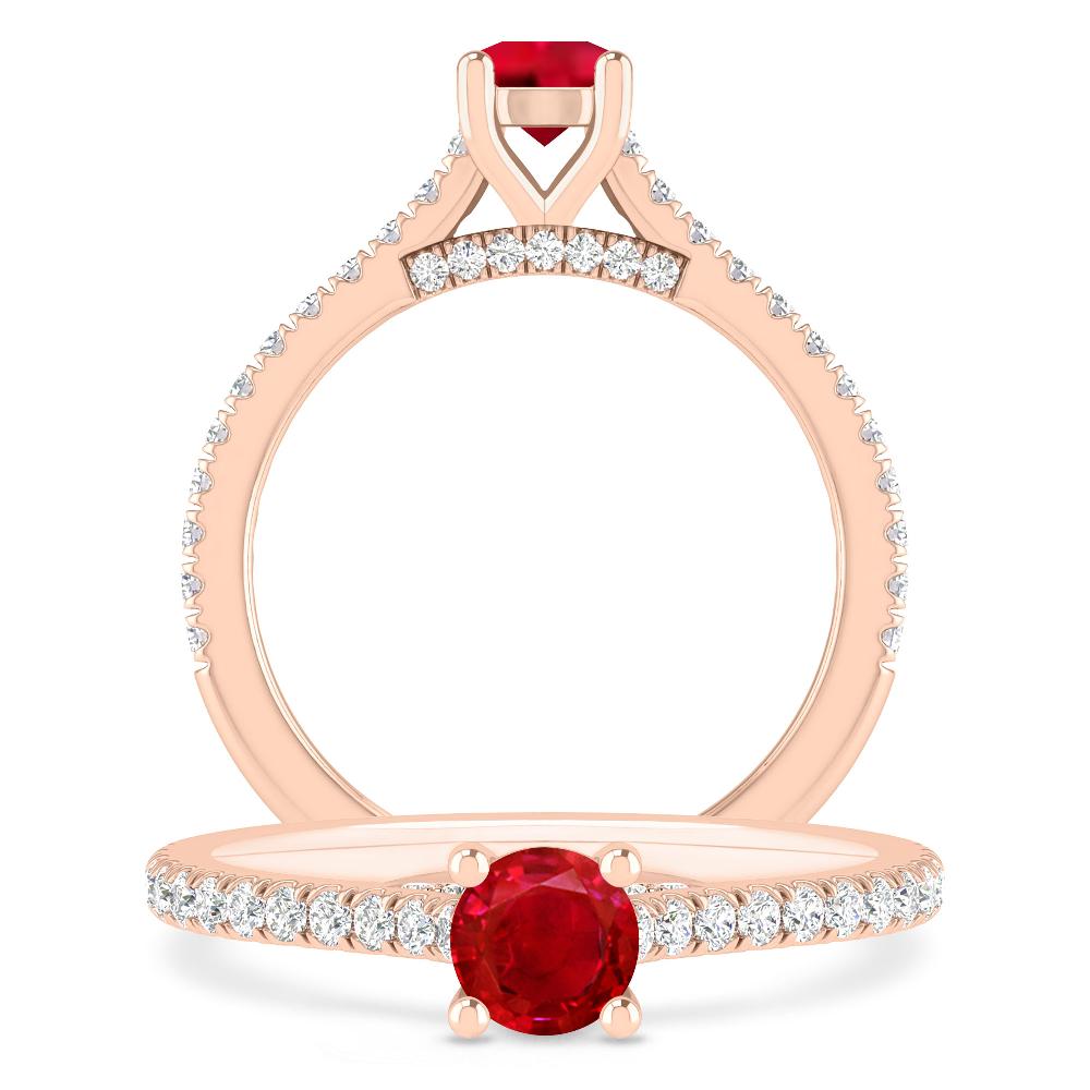 Rose Gold - Ruby