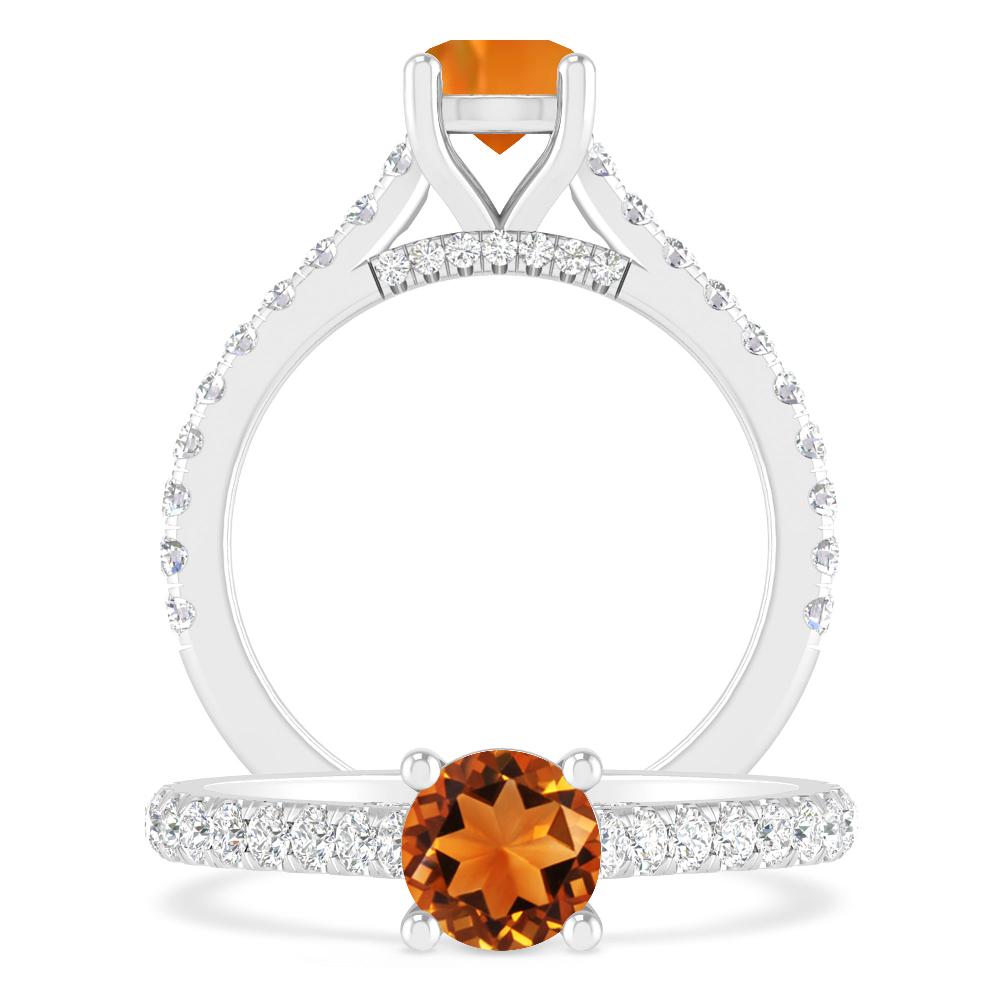 White Gold - Citrine