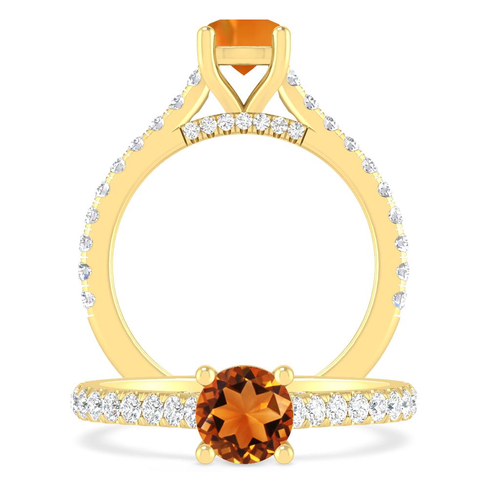 Yellow Gold - Citrine